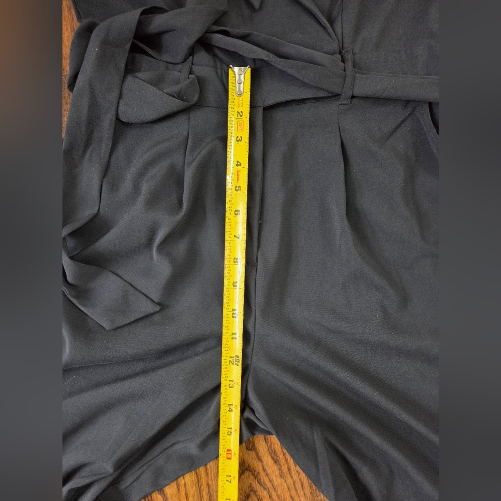 a new day Black Long Sleeve Wrap Front Jumpsuit NWT - Picture 10 of 14
